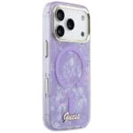 Guess IML Shell Script Metal MagSafe Purple iPhone 17 Pro Max Tok