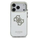 Guess PC/TPU Mirror 4G Glitter Logo MagSafe Gold iPhone 17 Pro Max Tok