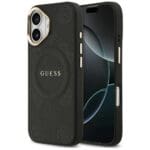 Guess Peony Hot Stamp MagSafe Black iPhone 17 Tok