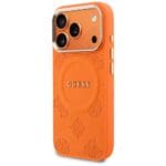 Guess Peony Hot Stamp MagSafe Orange iPhone 17 Pro Tok