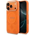 Guess Peony Hot Stamp MagSafe Orange iPhone 17 Pro Tok