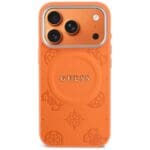 Guess Peony Hot Stamp MagSafe Orange iPhone 17 Pro Tok
