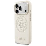 Guess Perforated 4G MagSafe Beige iPhone 17 Pro Tok