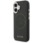 Guess Perforated 4G MagSafe Black iPhone 17 Tok