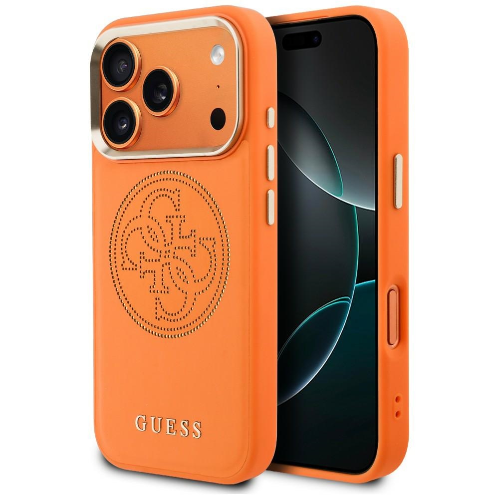 Guess Perforated 4G MagSafe Orange iPhone 17 Pro Max Tok