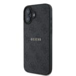 Guess PU 4G Classic Logo MagSafe Black iPhone 16 Plus Tok