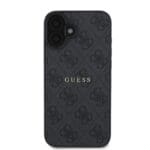Guess PU 4G Classic Logo MagSafe Black iPhone 16 Plus Tok