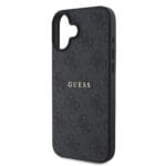 Guess PU 4G Classic Logo MagSafe Black iPhone 16 Plus Tok