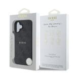 Guess PU 4G Classic Logo MagSafe Black iPhone 16 Plus Tok