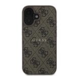 Guess PU 4G Classic Logo MagSafe Brown iPhone 16 Plus Tok