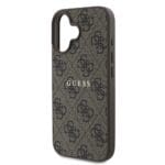 Guess PU 4G Classic Logo MagSafe Brown iPhone 16 Plus Tok