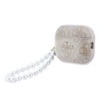 Guess PU 4G Classic Logo Pearl Strap Pink AirPods Pro Tok