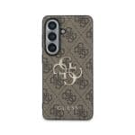 Guess PU 4G Metal Logo Brown Samsung Galaxy S26 Plus Tok