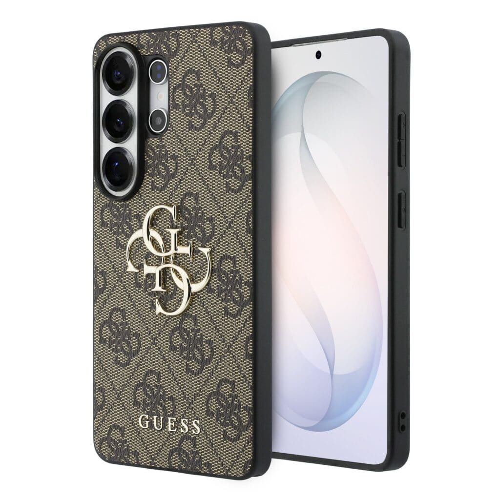 Guess PU 4G Metal Logo Brown Samsung Galaxy S26 Ultra Tok