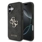 Guess PU 4G Metal Logo Grey iPhone 17 Tok