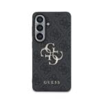 Guess PU 4G Metal Logo Grey Samsung Galaxy S26 Plus Tok