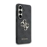 Guess PU 4G Metal Logo Grey Samsung Galaxy S26 Plus Tok