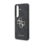 Guess PU 4G Metal Logo Grey Samsung Galaxy S26 Plus Tok