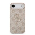 Guess PU 4G Metal Logo Pink iPhone 17 Air Tok