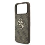 Guess PU 4G Metal Logo Strap Brown iPhone 17 Pro Max Tok