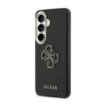 Guess PU 4G Resin Metal Logo Black Samsung Galaxy S26 Tok