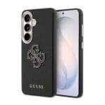 Guess PU 4G Resin Metal Logo Black Samsung Galaxy S26 Tok