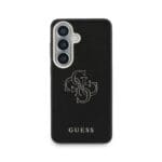 Guess PU 4G Resin Metal Logo Black Samsung Galaxy S26 Tok