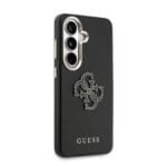 Guess PU 4G Resin Metal Logo Black Samsung Galaxy S26 Tok