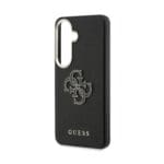 Guess PU 4G Resin Metal Logo Black Samsung Galaxy S26 Tok