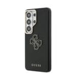 Guess PU 4G Resin Metal Logo Black Samsung Galaxy S26 Ultra Tok