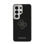 Guess PU 4G Resin Metal Logo Black Samsung Galaxy S26 Ultra Tok