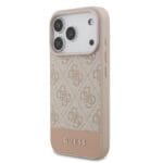 Guess PU 4G Stripe Pink iPhone 17 Pro Tok