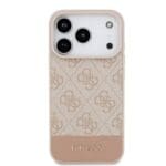 Guess PU 4G Stripe Pink iPhone 17 Pro Tok