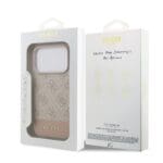 Guess PU 4G Stripe Pink iPhone 17 Pro Tok