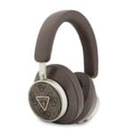 Guess PU 4G Triangle Logo ENC Wireless Headphones Brown