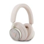 Guess PU 4G Triangle Logo ENC Wireless Headphones Pink