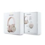 Guess PU 4G Triangle Logo ENC Wireless Headphones Pink