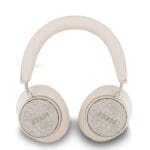 Guess PU Leather 4G Classic Logo ENC Wireless Headphones Pink