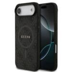 Guess PU Leather 4G Colored Ring MagSafe Black iPhone 17 Air Tok