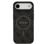 Guess PU Leather 4G Colored Ring MagSafe Black iPhone 17 Air Tok