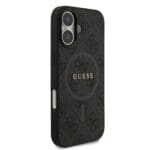 Guess PU Leather 4G Colored Ring MagSafe Black iPhone 17 Tok