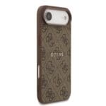 Guess PU Leather 4G Colored Ring MagSafe Brown iPhone 17 Air Tok