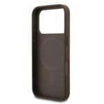 Guess PU Leather 4G Colored Ring MagSafe Brown iPhone 17 Pro Tok