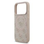 Guess PU Leather 4G Colored Ring MagSafe Pink iPhone 17 Pro Tok