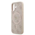 Guess PU Leather 4G Colored Ring MagSafe Pink iPhone 17 Tok