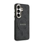 Guess PU Leather 4G Gold Frame Magnetic Black Samsung Galaxy S26 Plus Tok