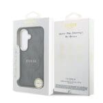 Guess PU Leather 4G Gold Frame Magnetic Black Samsung Galaxy S26 Tok