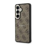 Guess PU Leather 4G Gold Frame Magnetic Brown Samsung Galaxy S26 Tok