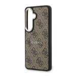 Guess PU Leather 4G Gold Frame Magnetic Brown Samsung Galaxy S26 Tok