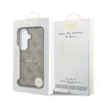 Guess PU Leather 4G Gold Frame Magnetic Brown Samsung Galaxy S26 Tok